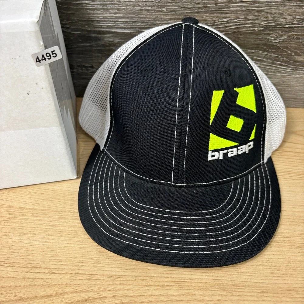 Braap Hat Cap Size S/M Gray Fitted Outdoors‎ Mens